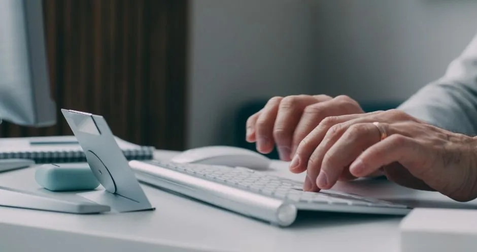 Pantalla de ordenador mostrando la diferencia entre factura electrónica XML y PDF en línea para autónomos y pymes españolas.